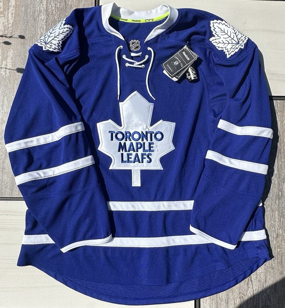 Reebok Toronto Maple Leafs NHL Hockey Jersey Blue White Size 56